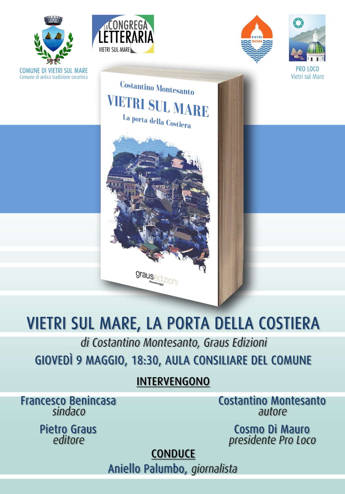 Presentazione di ‘Vietri sul mare, la porta della Costiera’ di Costantino Montesanto