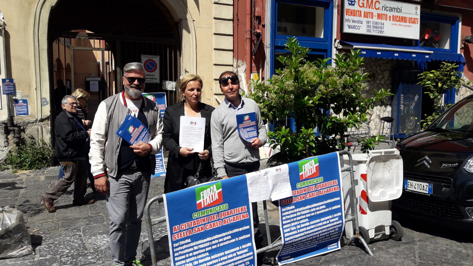 Napoli, protesta di Forza Italia e Pd contro la chiusura degli uffici decentrati della Terza Municipalità