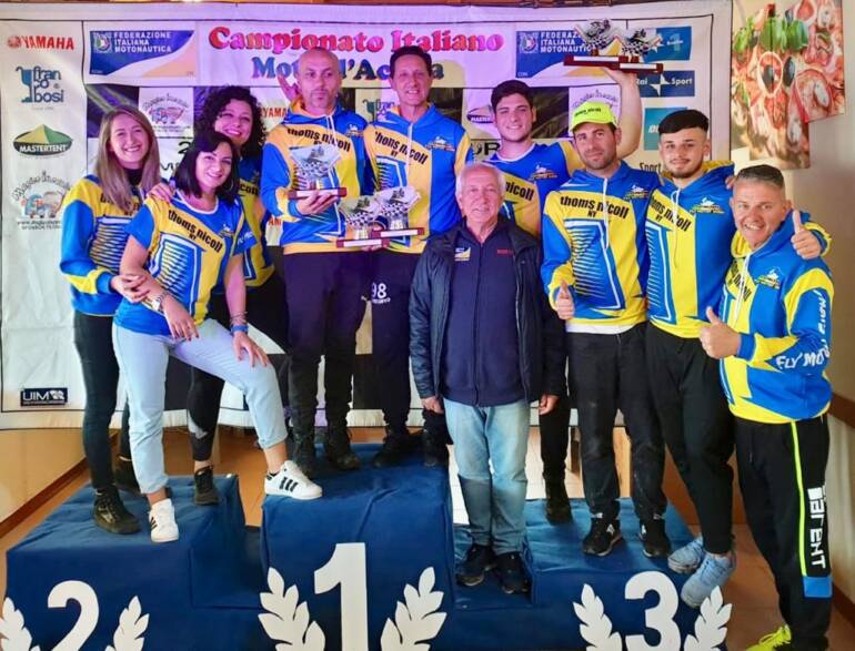 Il teat Thoms Nicoll Fly Motor Show al mondiale di aquabike a Olbia