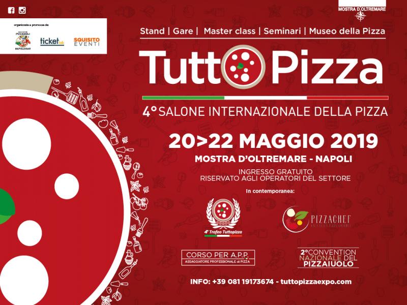 Dal 20 maggio al via TuttoPizza 2019: convegni, workshop, seminari ed eventi