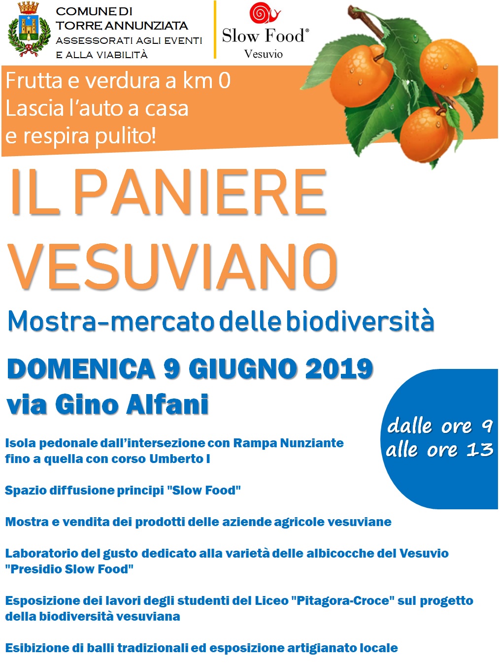 Torre Annunziata, “Il Paniere Vesuviano”, domenica 9 giugno la mostra-mercato in via Gino Alfani