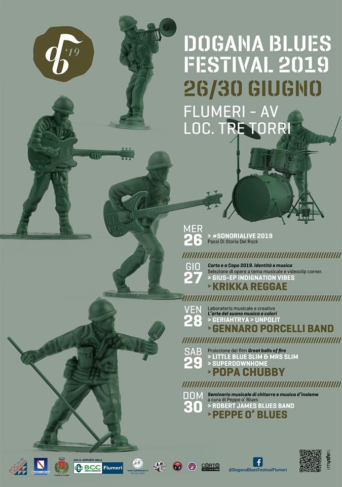Dogana Blues, al via a Flumeri la VII edizione della kermesse musicale e artistica