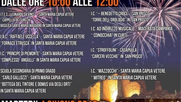 Nella provincia di Caserta le scuole adottano i monumenti