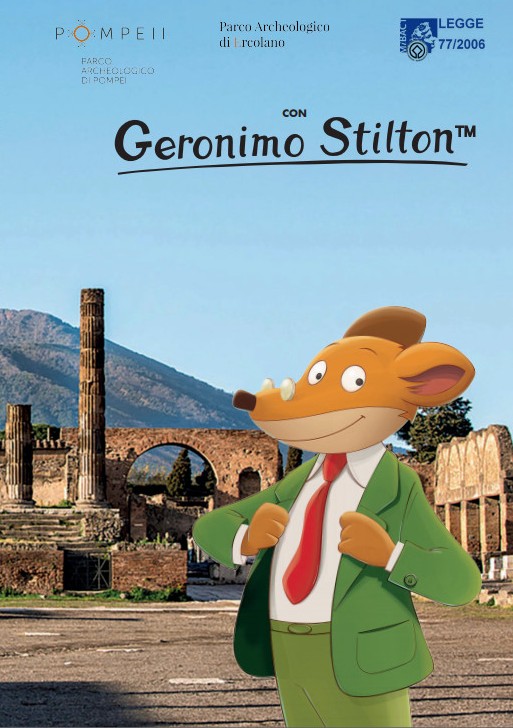 Al via le iniziative rivolte ai più piccoli nei siti archeologici vesuviani: il 13 giugno Geronimo Stilton agli scavi di Pompei