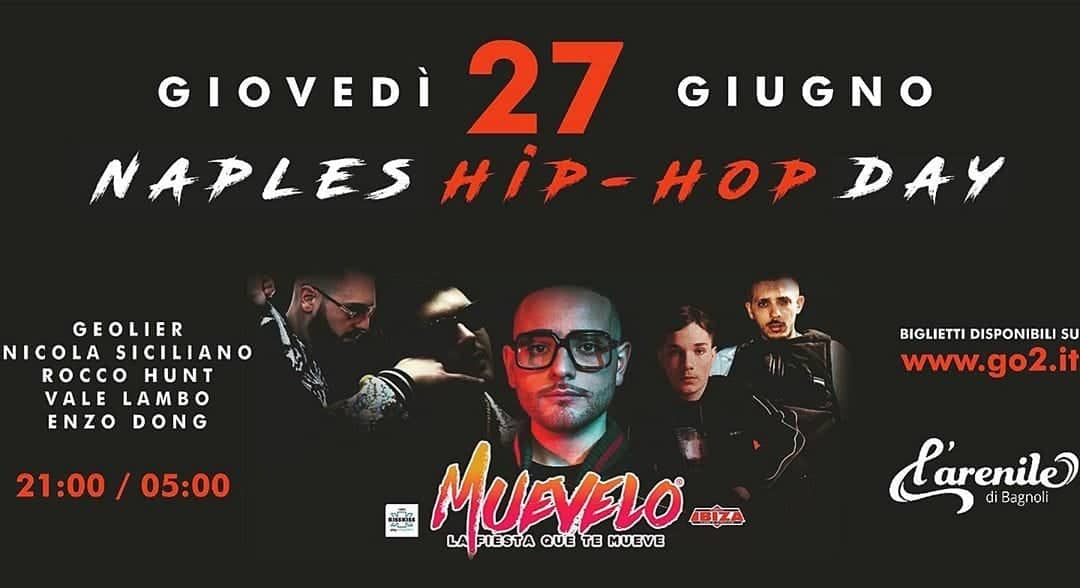 Naples Hip Hop Day, in arrivo la prima edizione il 27 giugno all’Arenile Il primo evento napoletano dedicato alla musica trap