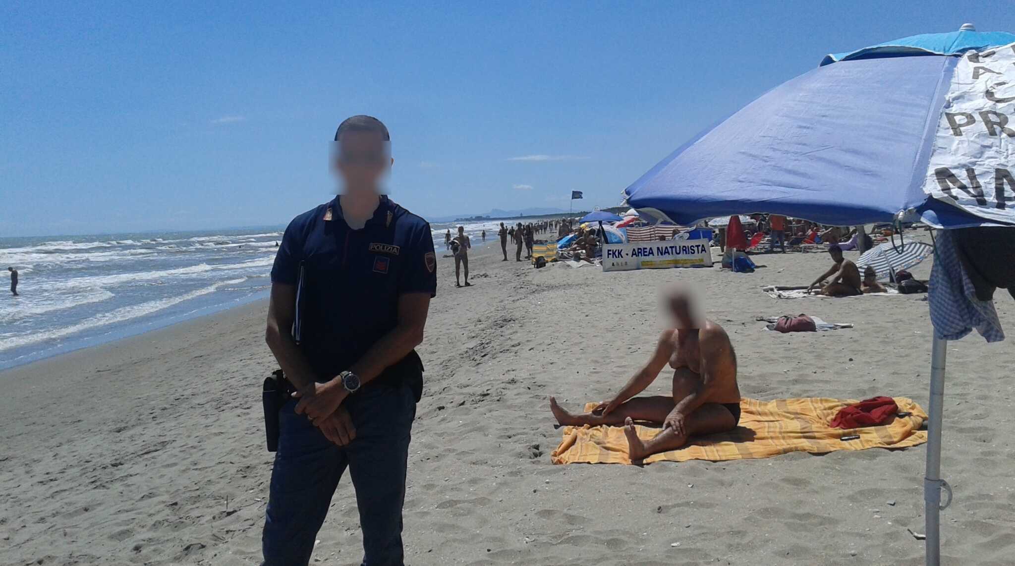 Violenza sessuale sulla spiaggia dei nudisti: arrestati in cinque