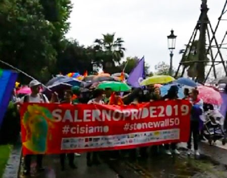La pioggia non ferma il Salerno Pride 2019