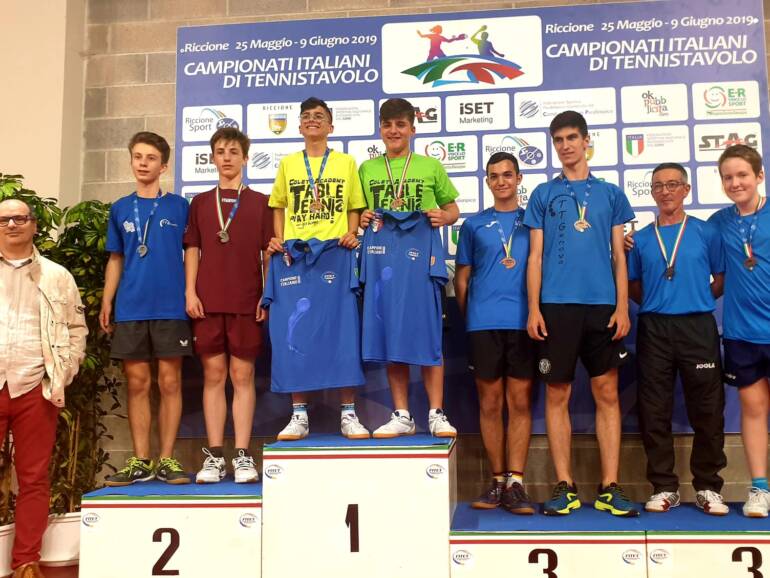 Campionati italiani Tennistavolo, la medaglia d’oro va ai fratelli Giustiniani di Mugnano