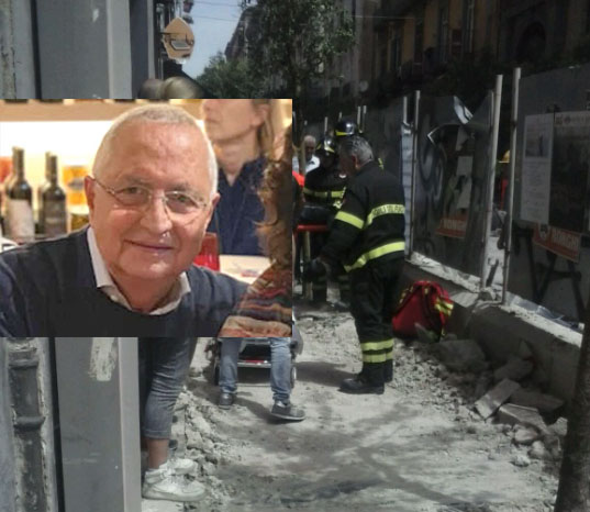 Napoli, in via Duomo una targa in ricordo del commerciante ucciso da pezzo di cornicione