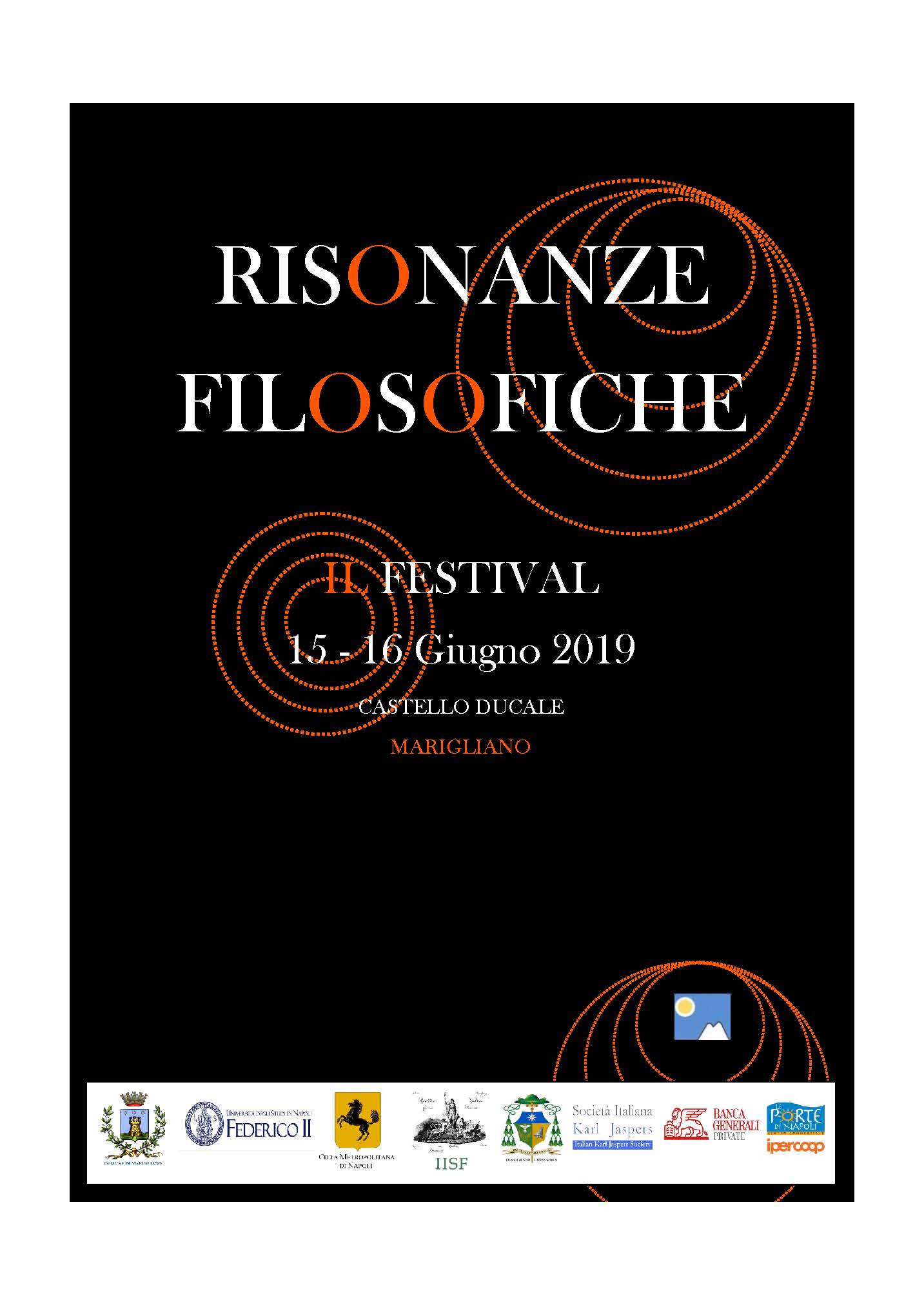 Seconda edizione del festival ‘Risonanze Filosofiche’ a Marigliano. Il 15 e 16 giugno al Palazzo Ducale