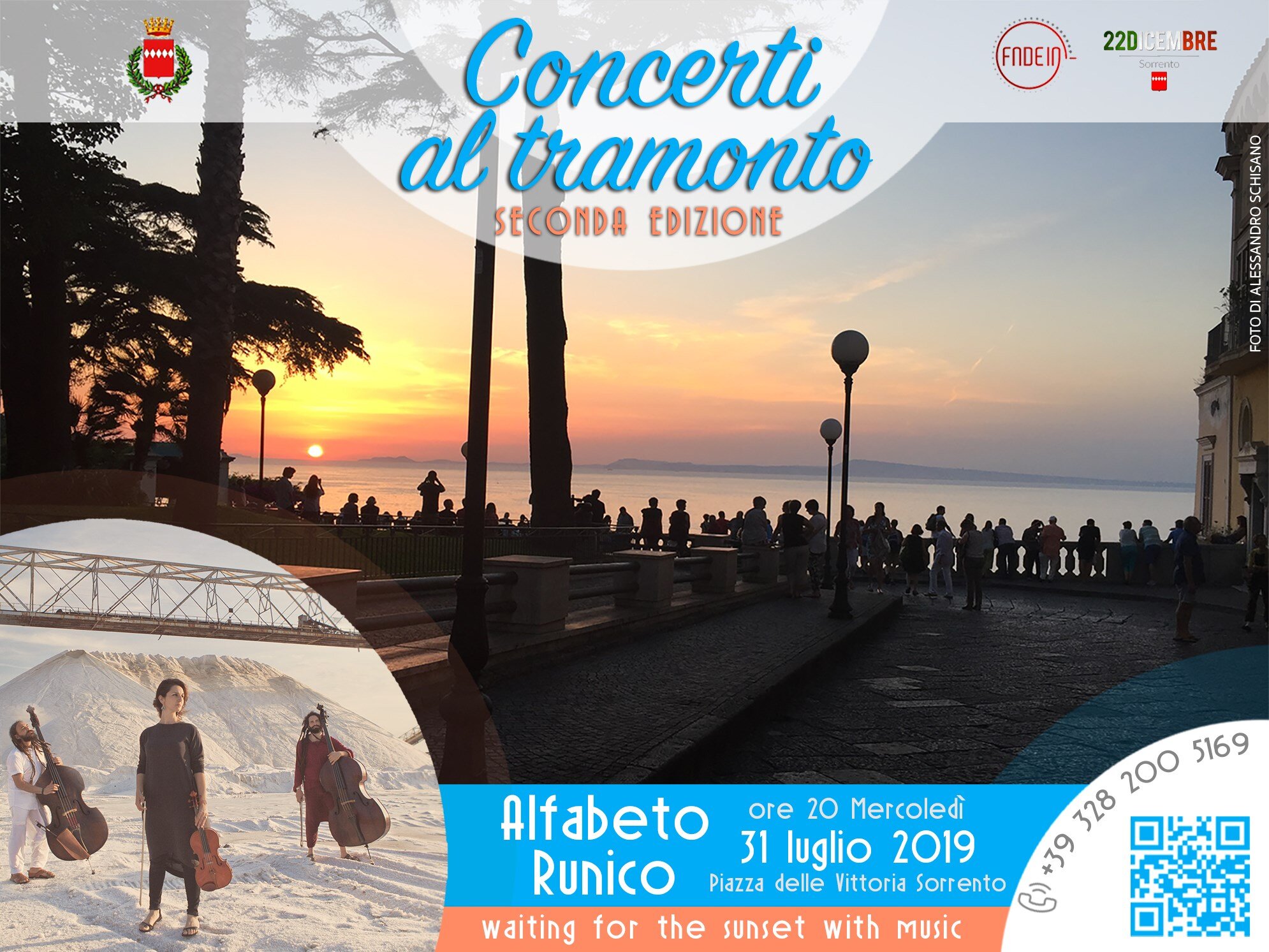 Sorrento. Alfabeto Runico live alla rassegna ‘Concerti al Tramonto’