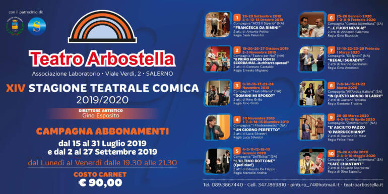 Teatro Arbostella. Presentata la XIV rassegna di teatro comico amatoriale