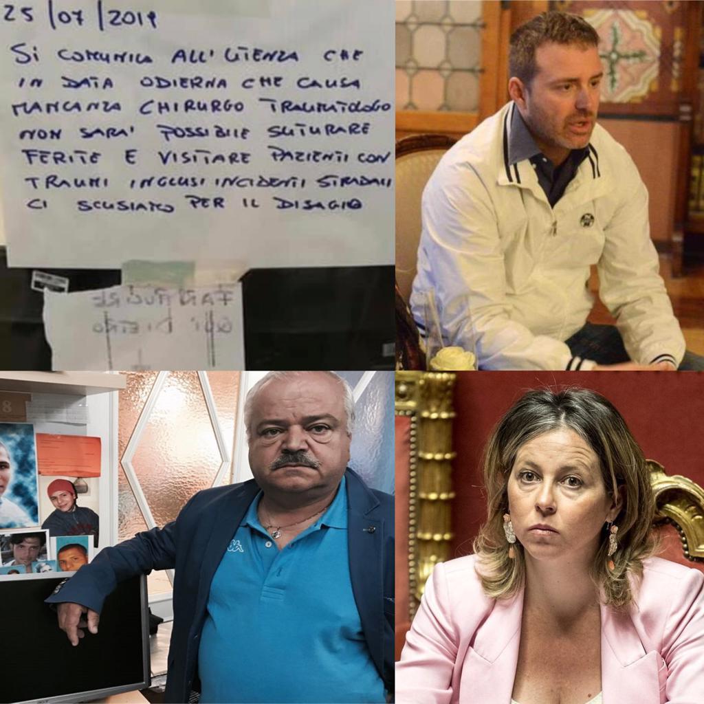 Comunicazione choc all’ospedale di Aversa: ‘…non sarà possibile saturare ferite e visitare pazienti con traumi inclusi incidenti stradali. Ci scusiamo per il disagio’