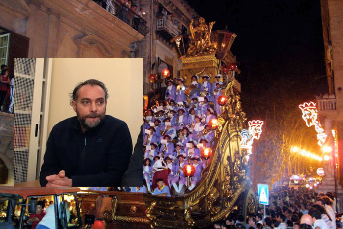 Evade detenuto in permesso premio durante la processione di Santa Rosalia: aveva realizzato il carro ‘Festino’