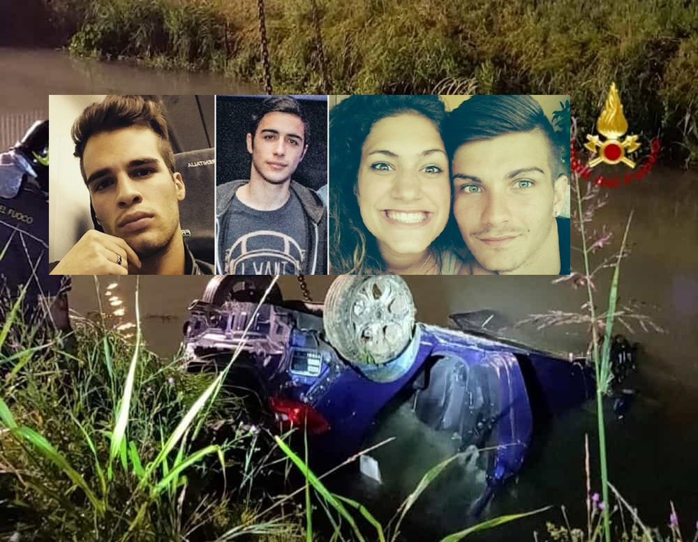 Ragazzi morti nel canale: fermato un romeno accusato di omicidio stradale