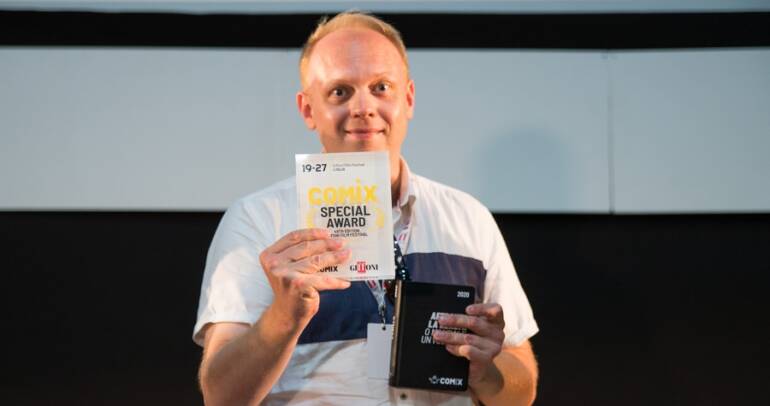 Giffoni Film Festival 2019: Premio Comix allo sceneggiatore Anton Bazelinsky