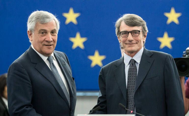 Le congratulazioni di Mattarella al neo presidente del parlamento europeo David Sassoli