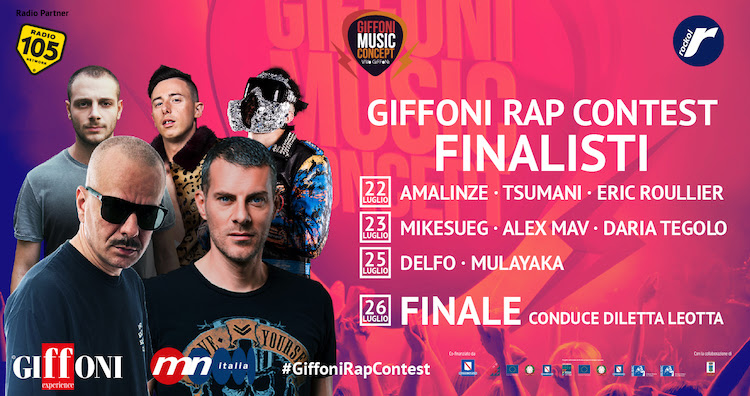 Annunciati gli 8 finalisti del Giffoni Rap Contest 2019