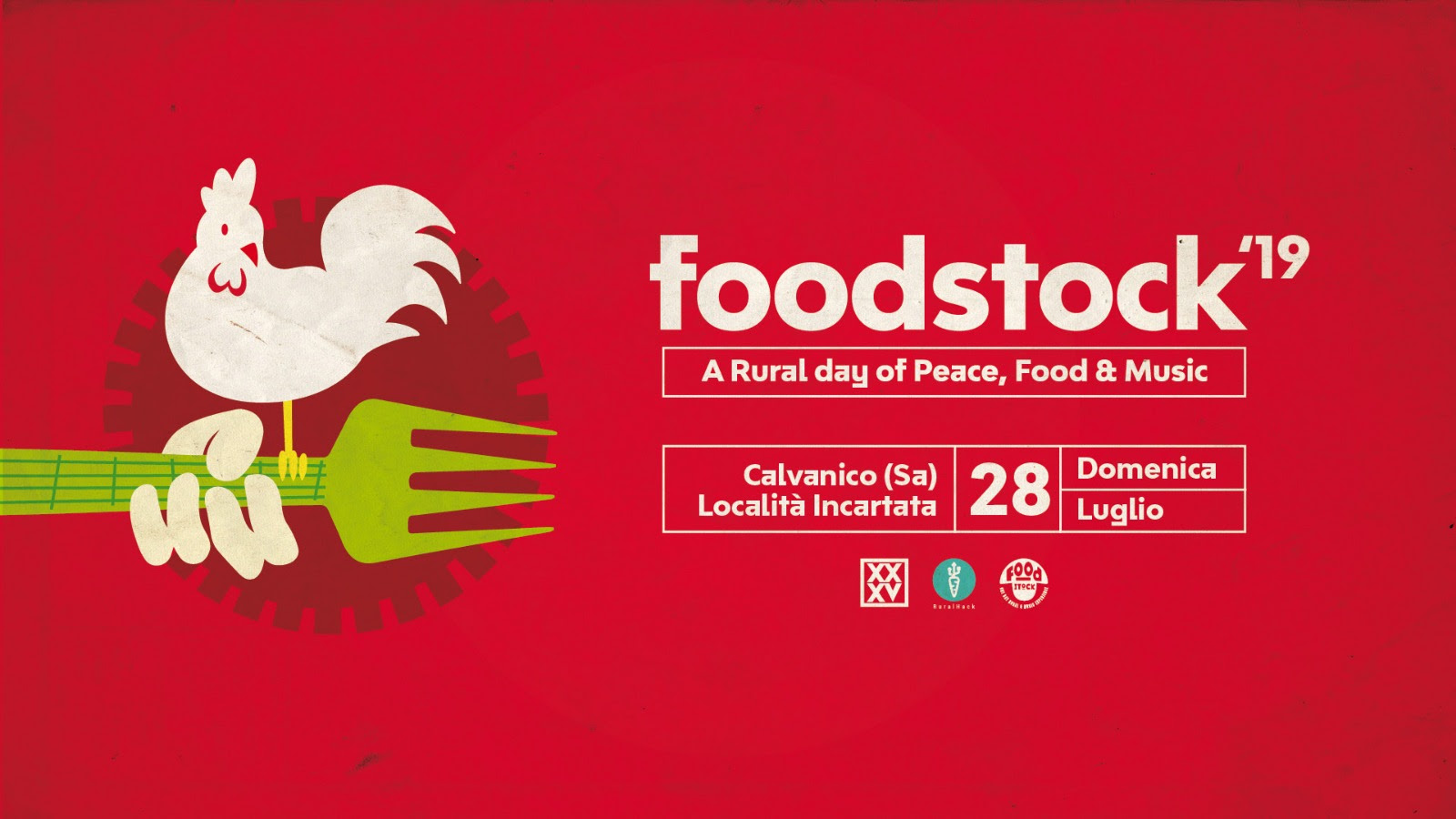 Foodstock 2019 celebra i cinquant’anni di Woodstock. Cibo italiano di qualità e tanta musica live