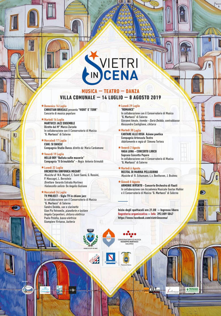 ‘Vietri in Scena’: 11 spettacoli gratuiti nella Villa comunale di Vietri sul Mare