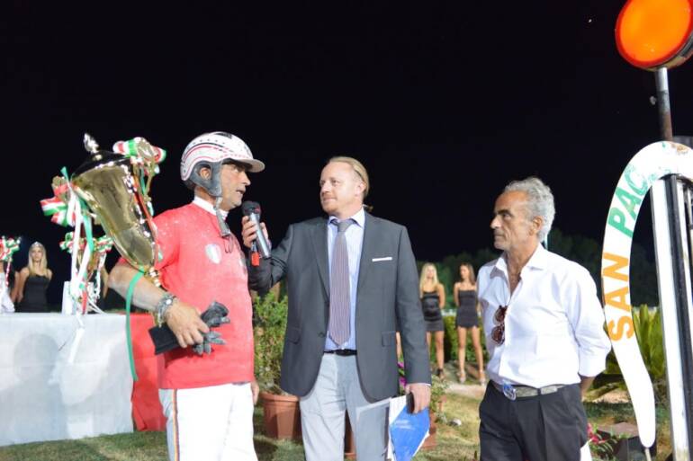 Il driver campano Roberto Vecchione ha vinto il XXXIX campionato italiano Guidatori Trotto