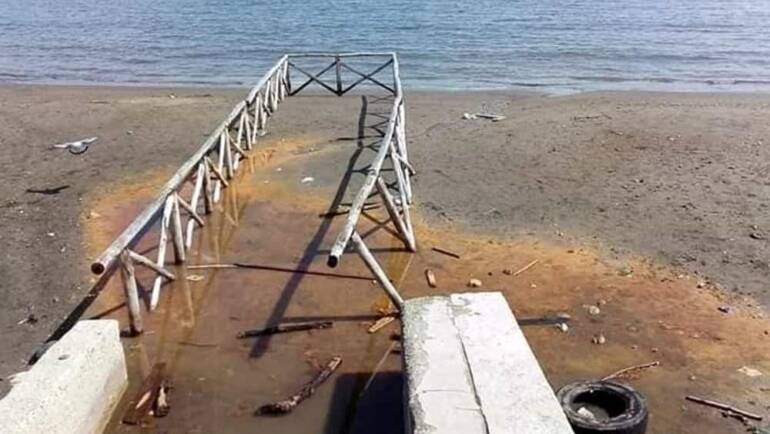 Salerno, acqua rossa a Santa Teresa: presenza di metalli