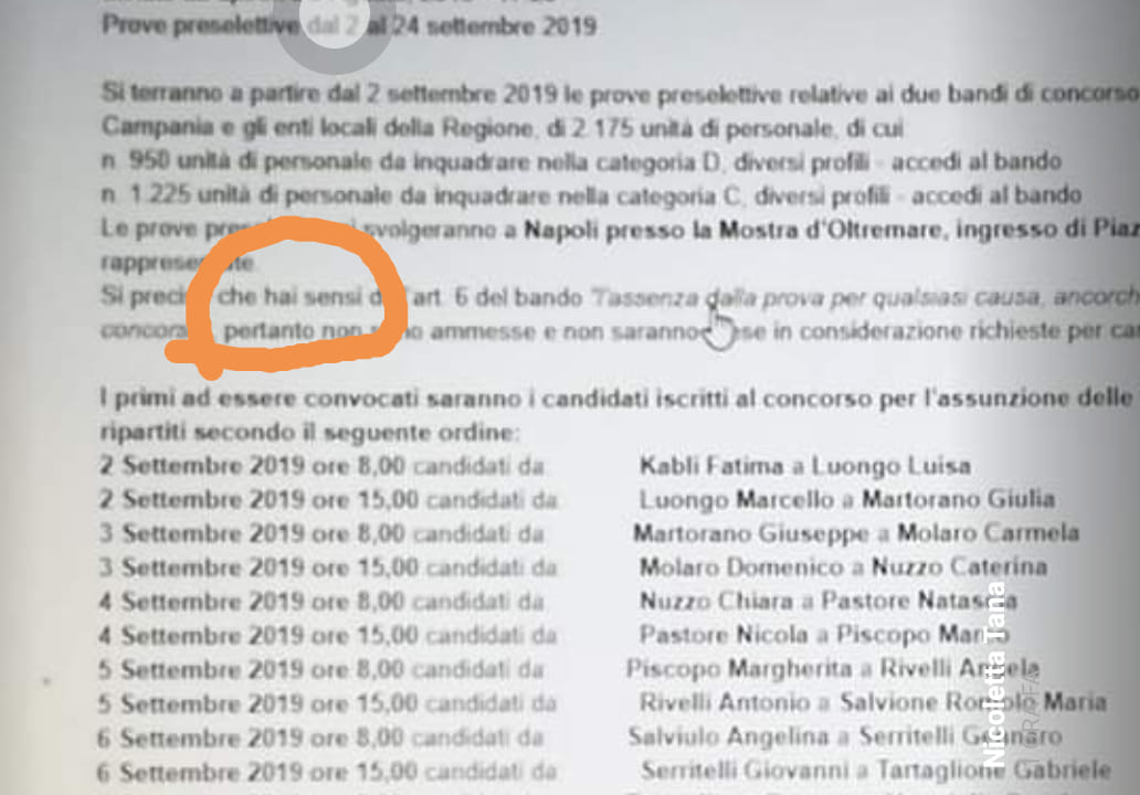 ‘hai sensi dell’art. 6…, l’ironia del web sulla ‘gaffe’ grammaticale nel bando di concorso della Regione Campania