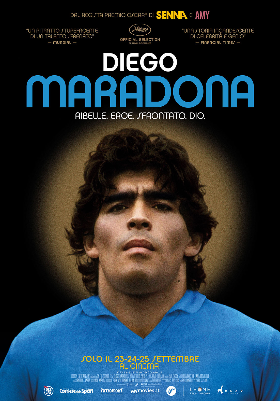 Asik Kapadia presenta in anteprima a Napoli ‘Diego Maradona’, il docu film sul ‘Pibe de oro’