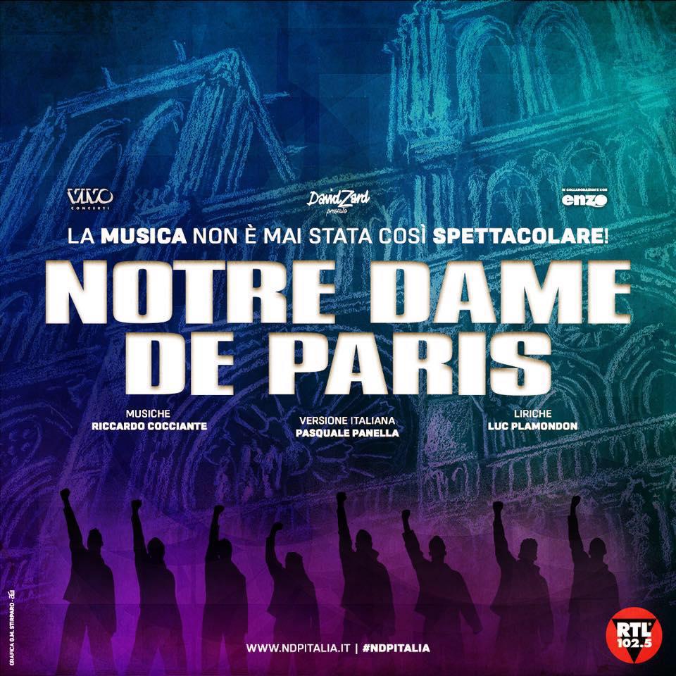 Notre Dame De Paris, l’opera più famosa al mondo torna al PalaSele a marzo 2020, biglietti disponibili da domani