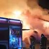 Misterioso incendio in azienda bufalina del Casertano: indaga la polizia
