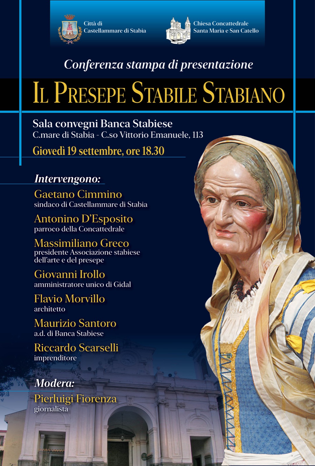Castellammare, giovedì sarà presentato il “Presepe Stabile Stabiano”