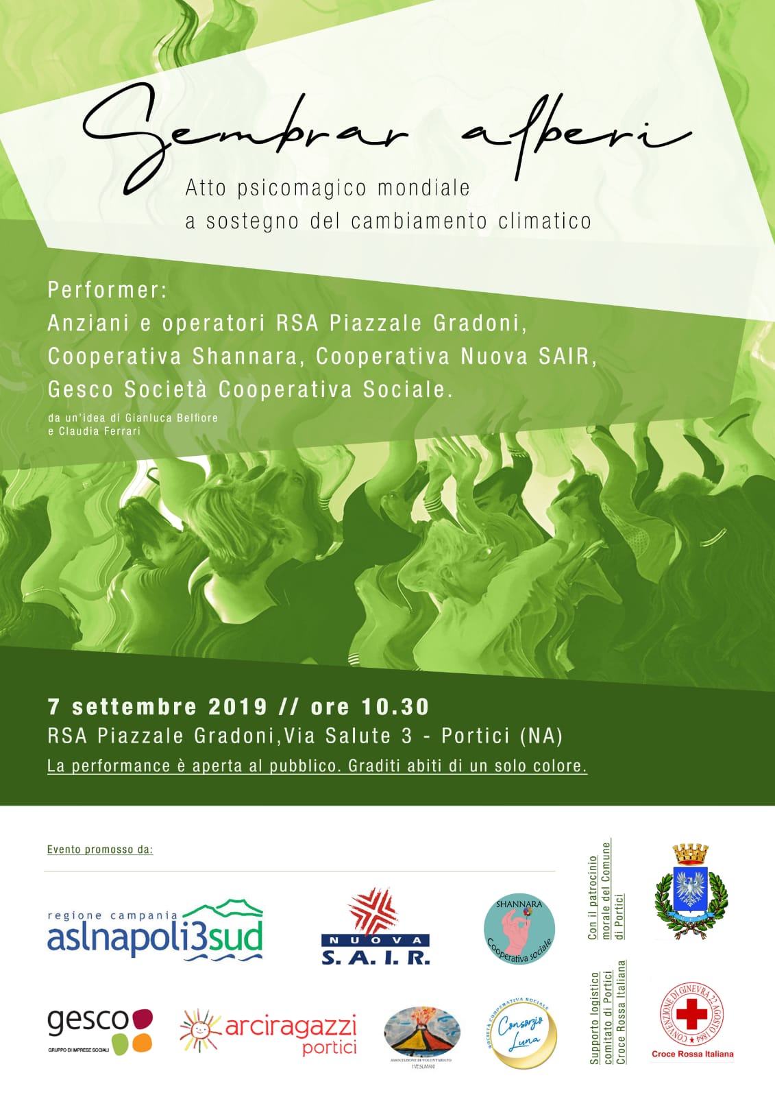 A Portici la manifestazione ‘Sembrar Alberi’ a sostegno dell’Amazzonia contro il cambiamento climatico