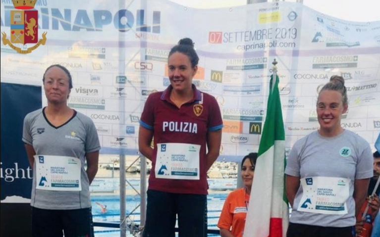 Podio per le Fiamme Oro: Barbara Pozzobon vince Capri-Napoli