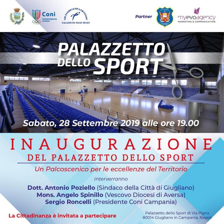 Inaugurazione Palazzetto dello Sport di Giugliano