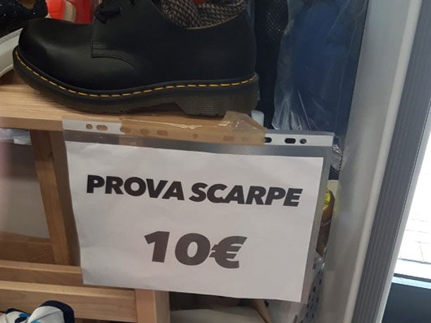 Dieci euro per provare scarpe in negozio, primo ‘caso’ in Emilia