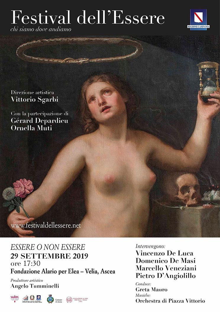 Festival dell’Essere diretto da Vittorio Sgarbi: dal 29 settemre al 29 ottobre. Primo appuntamento ad Ascea