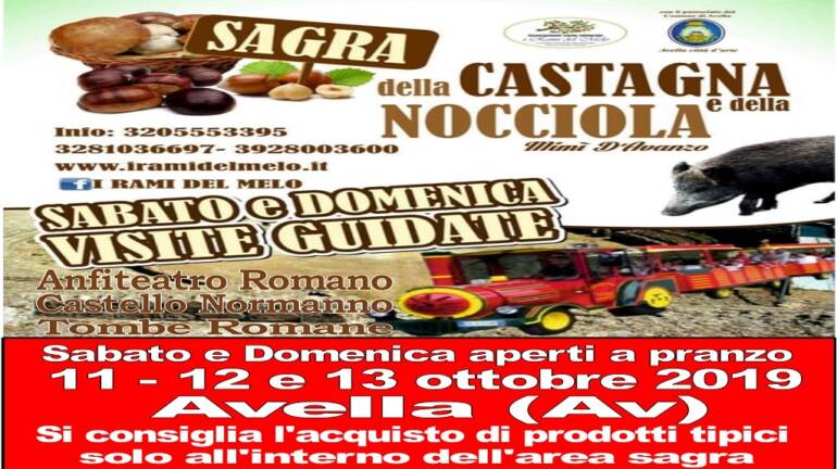 Ottava edizione Sagra della Castagna e della Nocciola di Avella, un successo assicurato