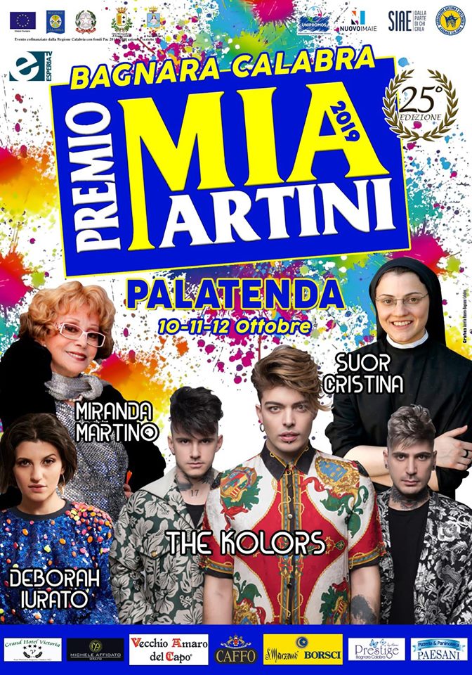 XXV edizione del Premio Mia Martini a Bagnara Calabra. Presenterà la kermesse Fatima Trotta