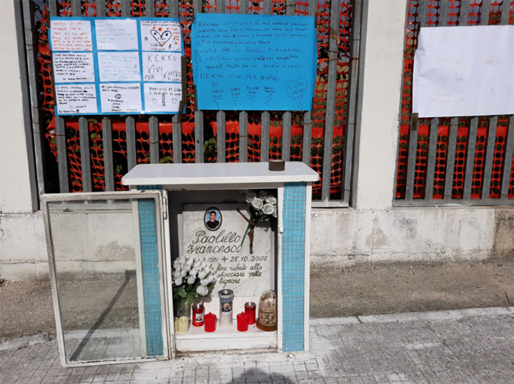 Napoli, a Ponticelli a 14anni dalla tragedia i bambini ricordano Francesco Paolillo