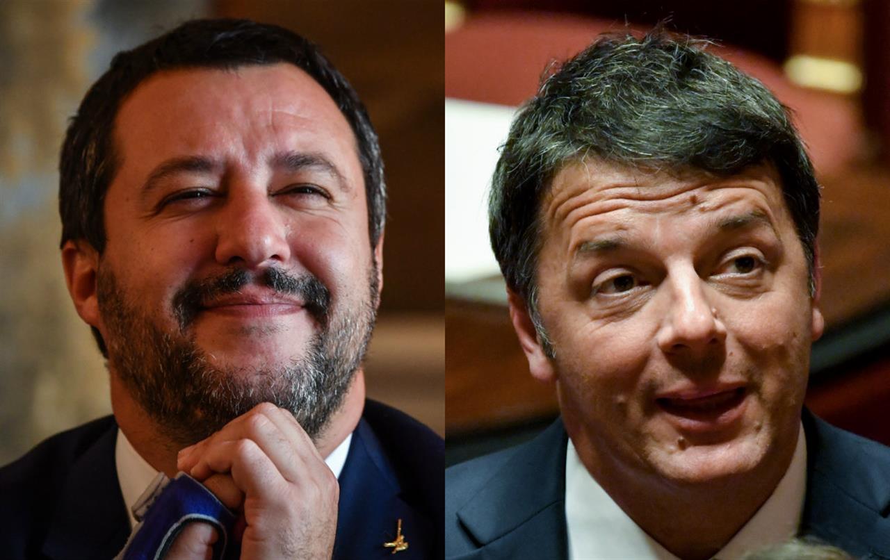 Renzi-Salvini ‘duello’ in tv da Vespa, il primo scontro 10 anni a ‘Omnibus’