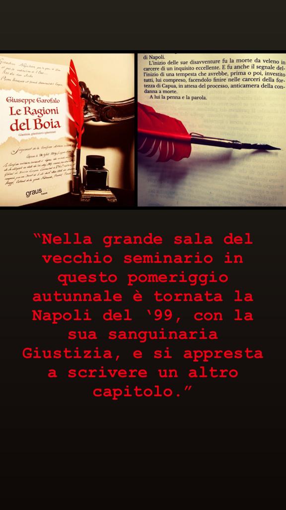 ‘Le Ragioni del boia’ di Giuseppe Garofalo per Graus Edizioni. Lunedì 11 novembre a Santa Maria Capua Vetere