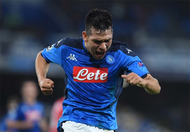 Napoli in difficoltà ma Lozano segna un gol che vale quasi la qualificazione
