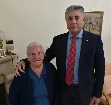 Compie oggi 109 anni la donna più anziana della Regione Campania