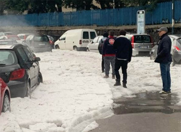 Protezione civile Campania: allerta meteo neve dalla mezzanotte di oggi