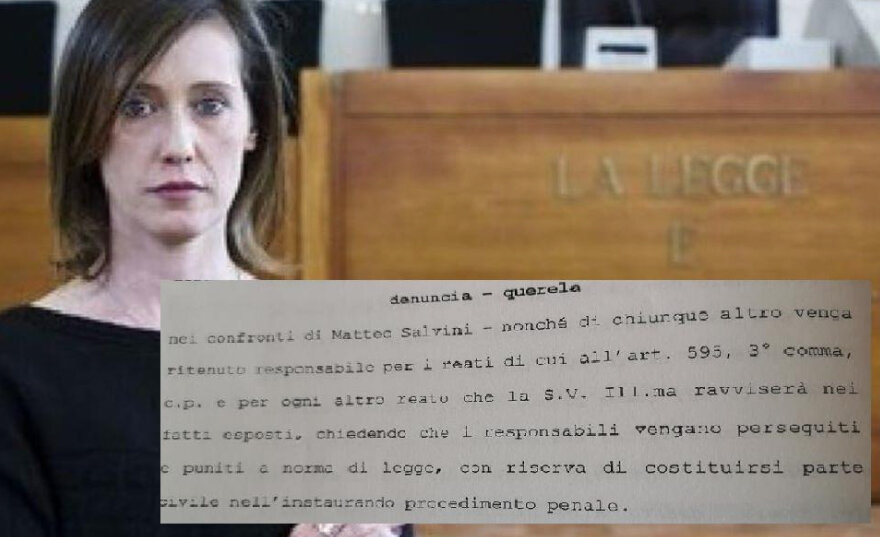 ‘Ora basta’, Ilaria Cucchi querela Salvini e pubblica la foto sui social