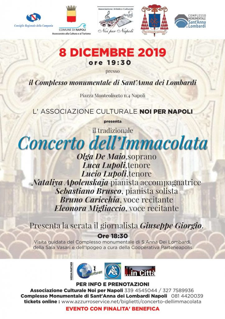 A Napoli il tradizionale Concerto dell’Immacolata