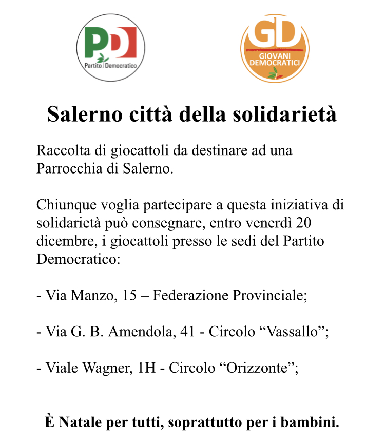 Salerno: città della solidarietà