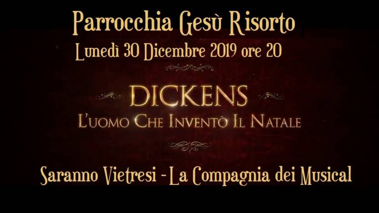 ‘Charles Dickens – L’uomo che inventò il Natale’, in Chiesa all’Arbostella lunedì 30 dicembre