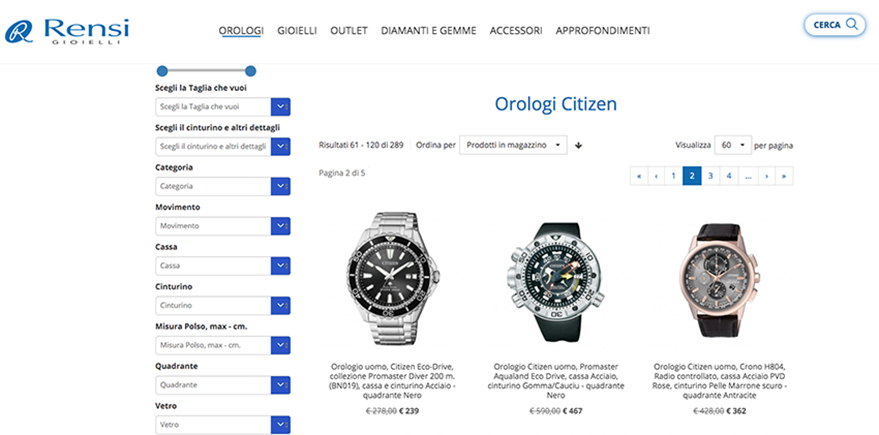 Scegliere gli orologi Citizen su Rensiweb in base a 5 stili diversi