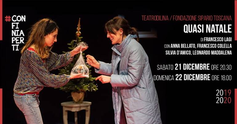 ‘Quasi Natale’ della compagnia Teatrodilina il 21 e 22 dicembre al TAN di Napoli